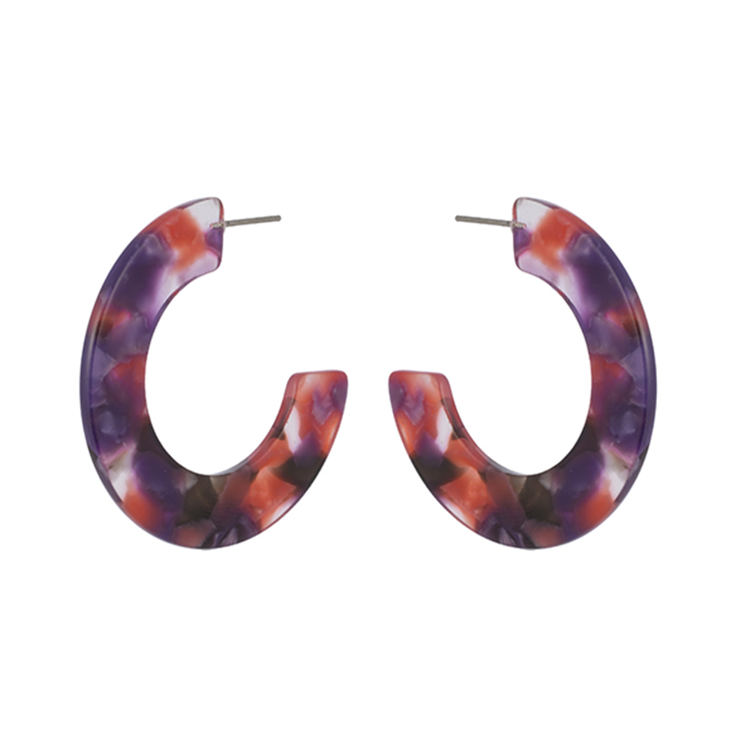 Mehrfarbige Ohrringe aus Acetat 0,6–1,1 $