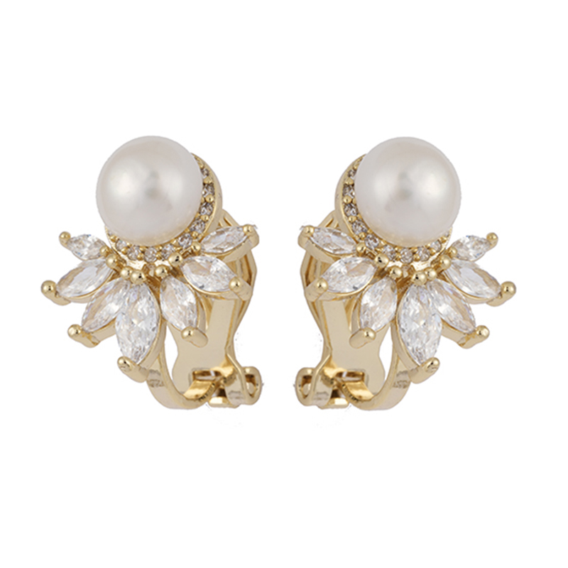Perlenstecker mit Zirkonia-Dekor 2,48–2,96 $
