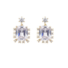 Mode-Ohrringe mit Strass-Cz-Motiv 